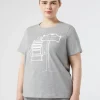 Best Marina Rinaldi Cotton jersey T-shirt MEDIUMGREY