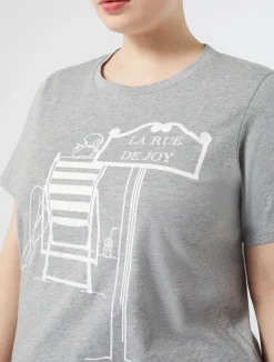 Best Marina Rinaldi Cotton jersey T-shirt MEDIUMGREY
