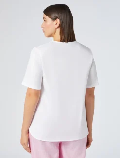 Discount Marina Rinaldi Cotton jersey T-shirt OPTICALWHITE