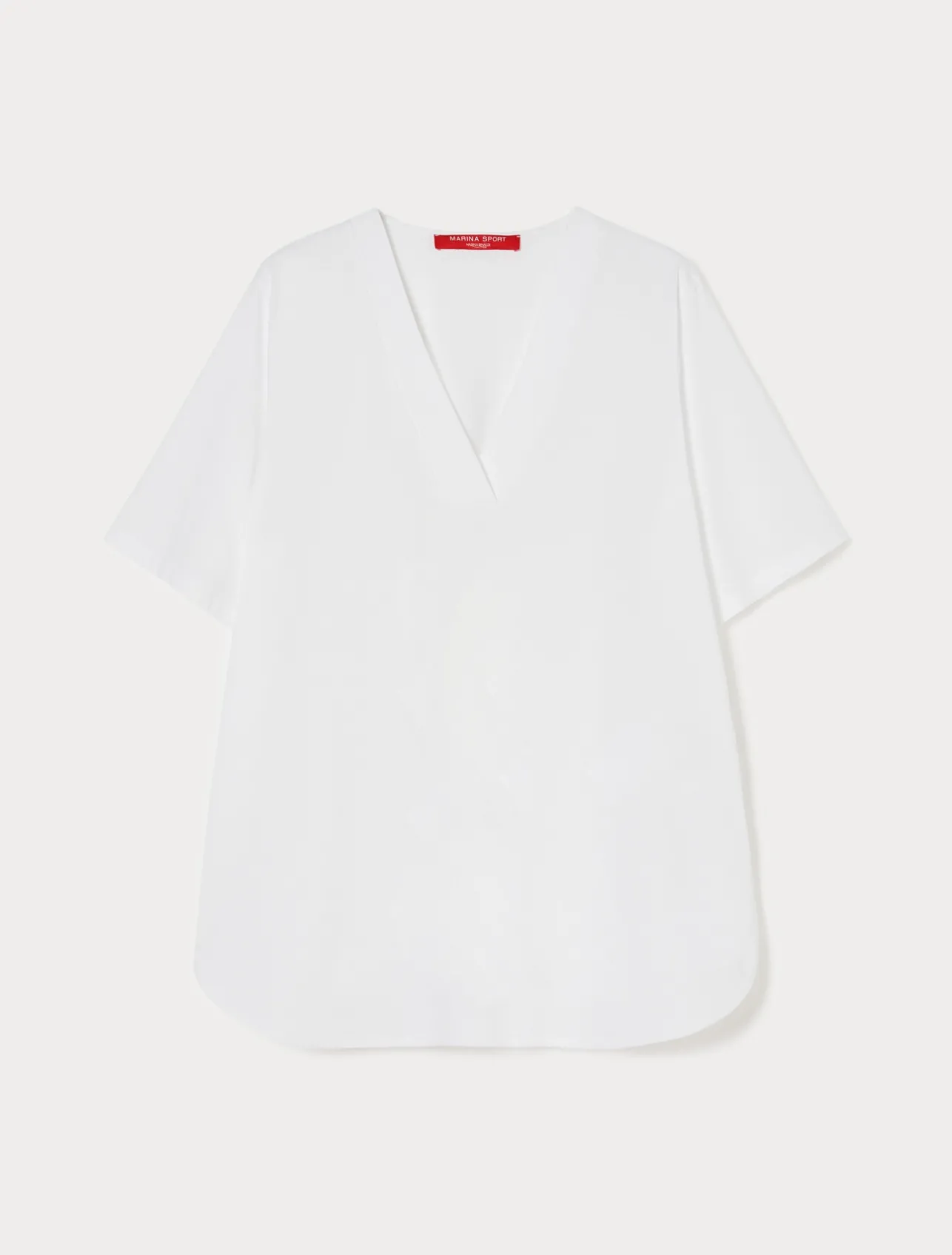 Discount Marina Rinaldi Cotton jersey T-shirt OPTICALWHITE
