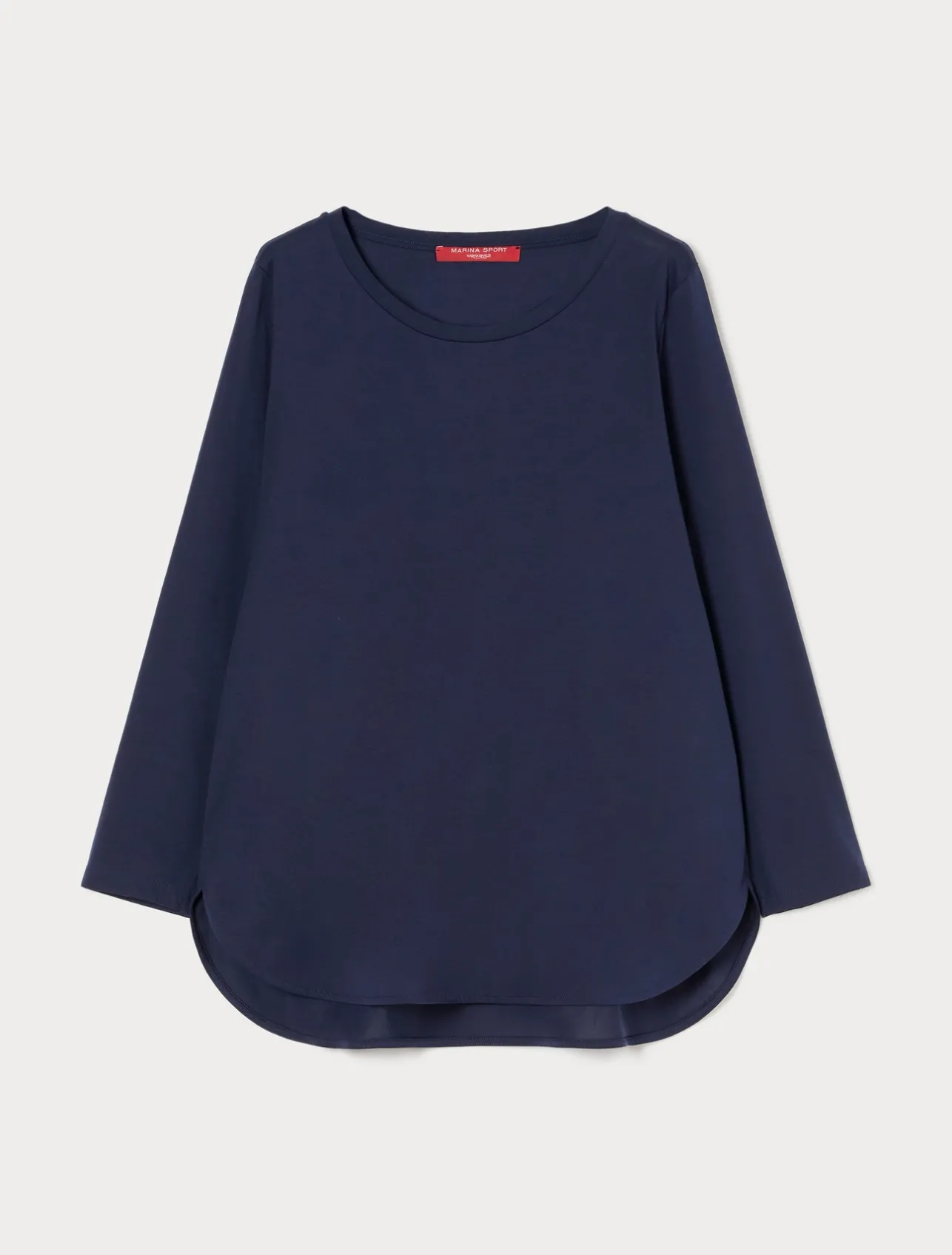 Fashion Marina Rinaldi Cotton jersey T-shirt NAVY