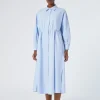 Clearance Marina Rinaldi Cotton Oxford shirt dress LIGHTBLUE