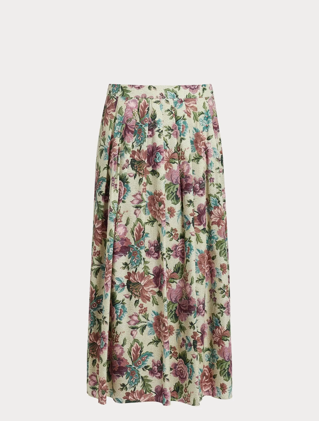 Fashion Marina Rinaldi Cotton poplin skirt PALEYELLOW