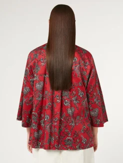 Best Marina Rinaldi Cotton satin shirt RED