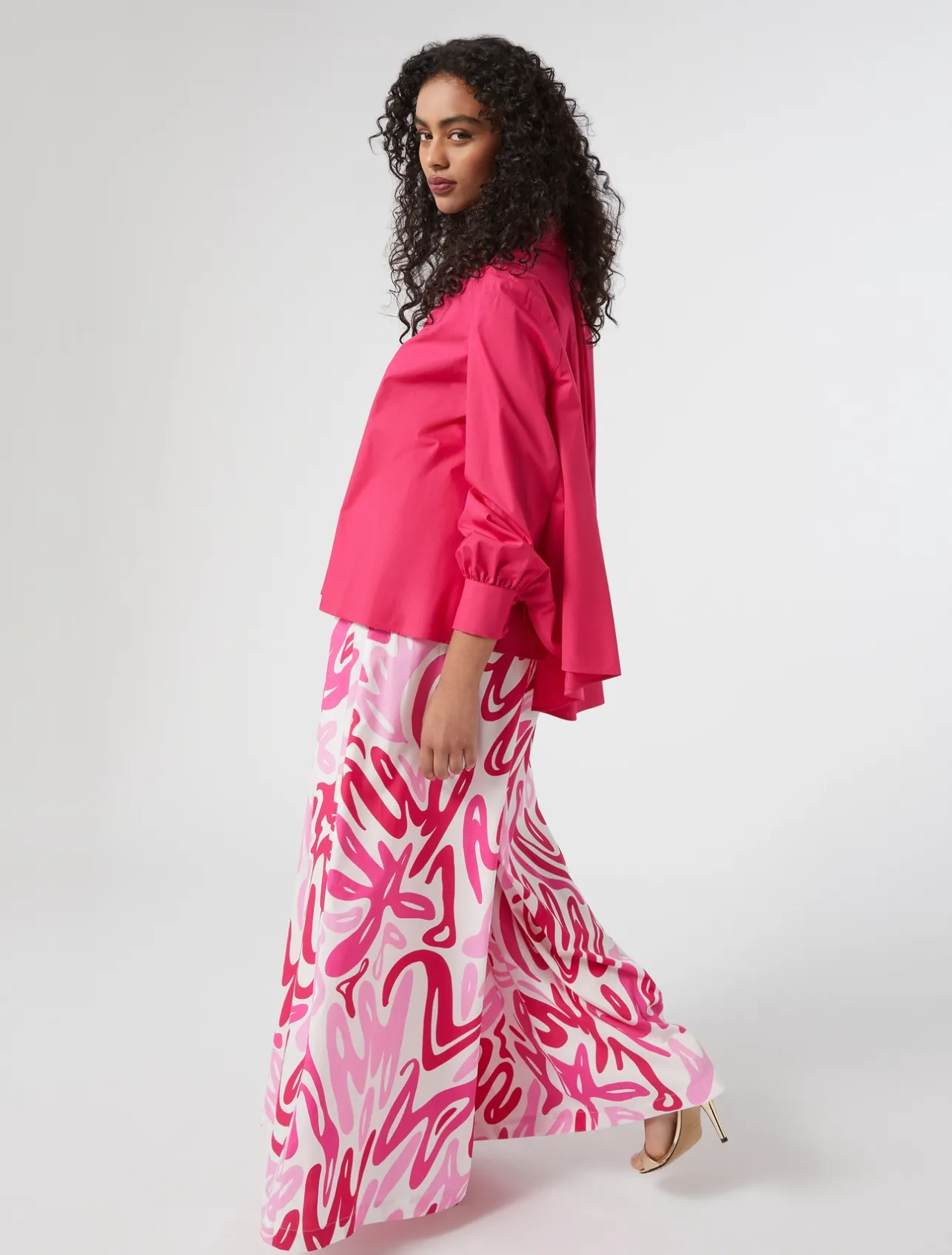 Discount Marina Rinaldi Cotton shirt FUCHSIA