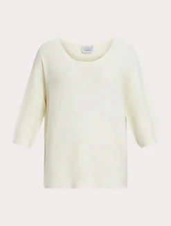 Best Marina Rinaldi Cotton sweater WHITE