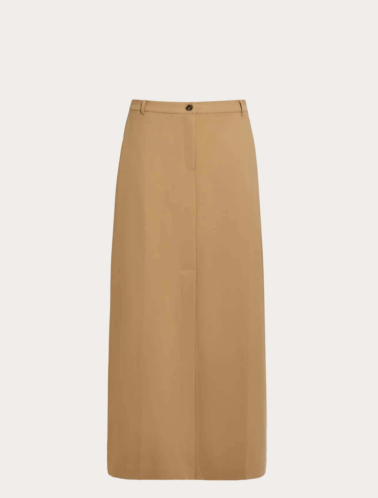 Outlet Marina Rinaldi Cotton-blend canvas skirt GOLD