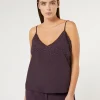 Outlet Marina Rinaldi Crepe de chine top BORDEAUX