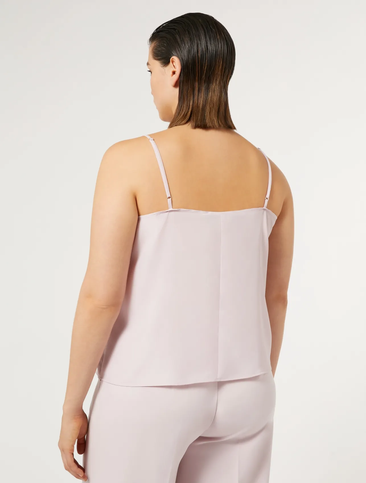 Hot Marina Rinaldi Crepe de chine top PINK