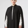 Discount Marina Rinaldi Crepe envers satin cape BLACK