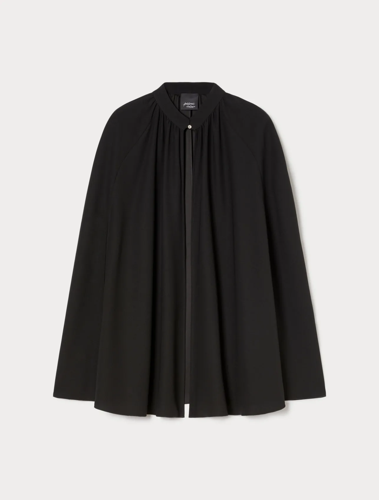 Discount Marina Rinaldi Crepe envers satin cape BLACK