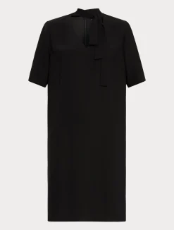 Sale Marina Rinaldi Crepe envers satin dress BLACK