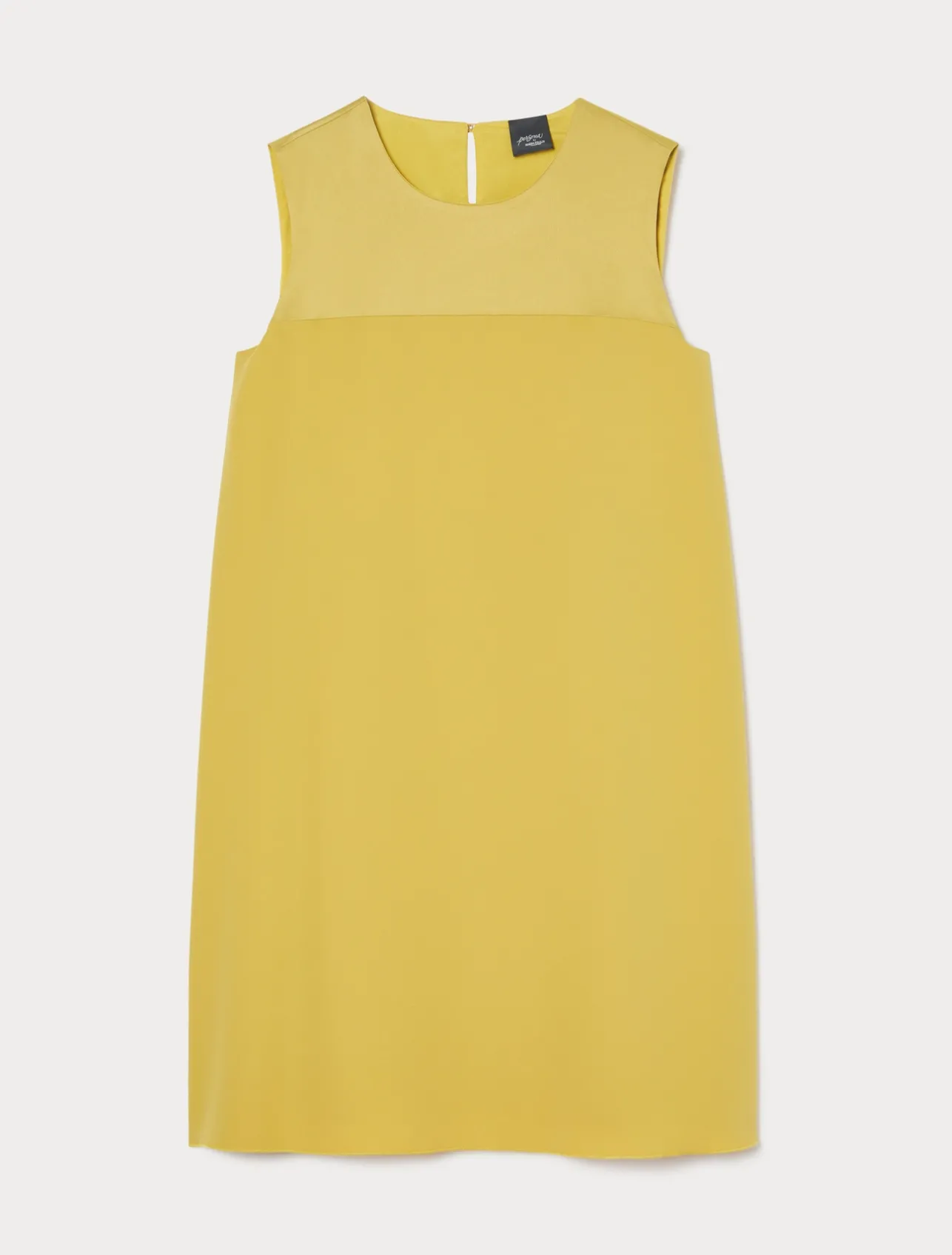 Hot Marina Rinaldi Crepe envers satin dress GOLD