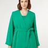 Sale Marina Rinaldi Crepe envers satin jacket GREEN