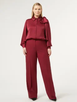 Online Marina Rinaldi Crepe envers satin trousers RUBY