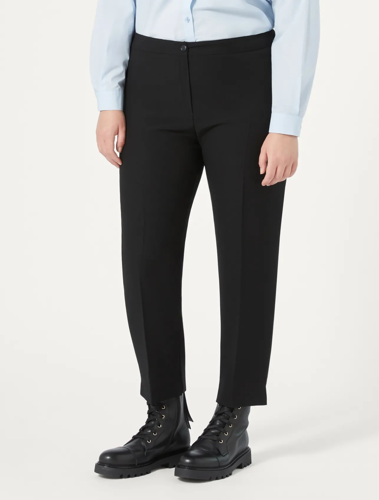 Hot Marina Rinaldi Crepe envers satin trousers BLACK