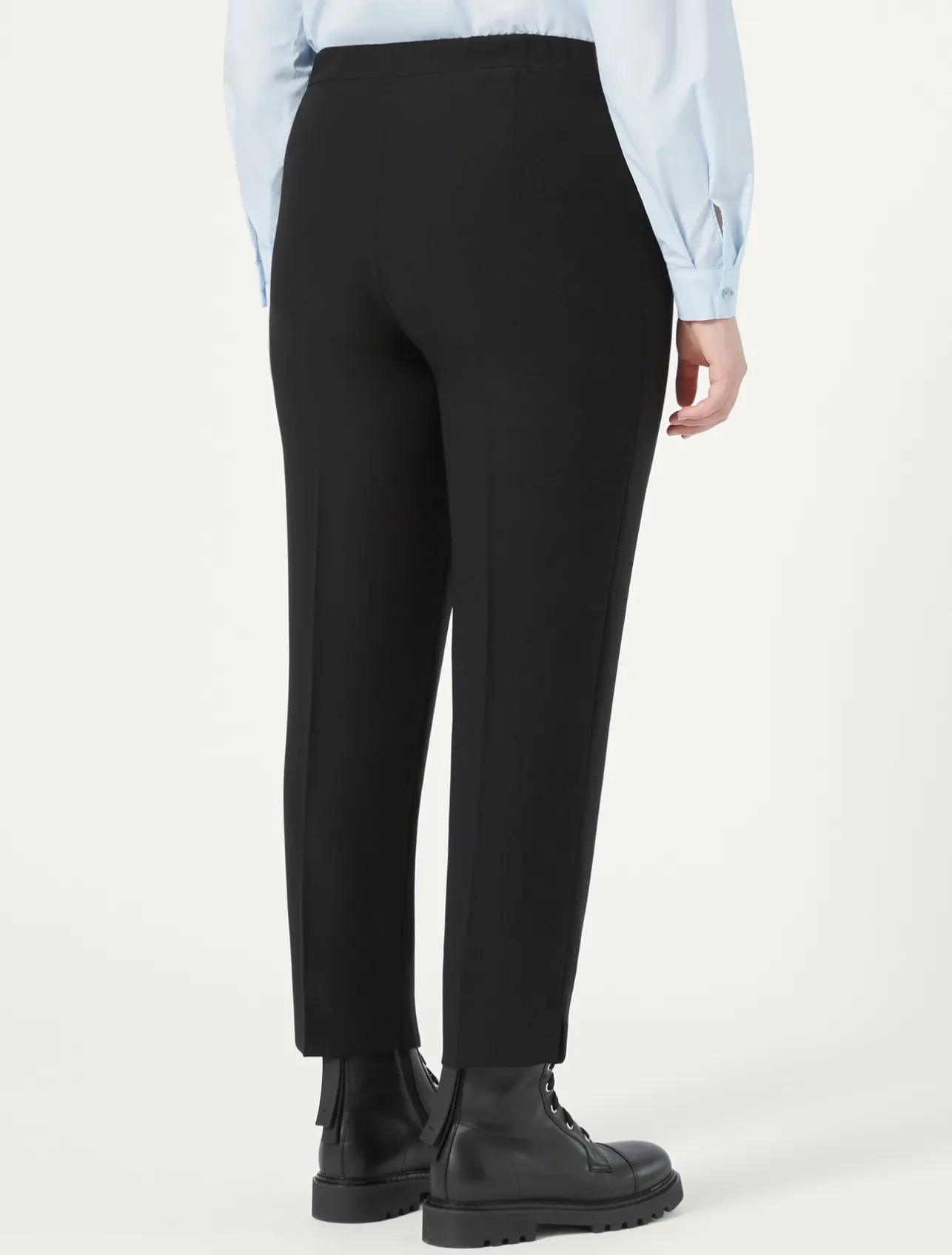 Hot Marina Rinaldi Crepe envers satin trousers BLACK