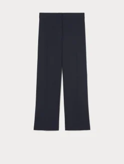 Clearance Marina Rinaldi Crepe envers satin trousers MIDNIGHTBLUE