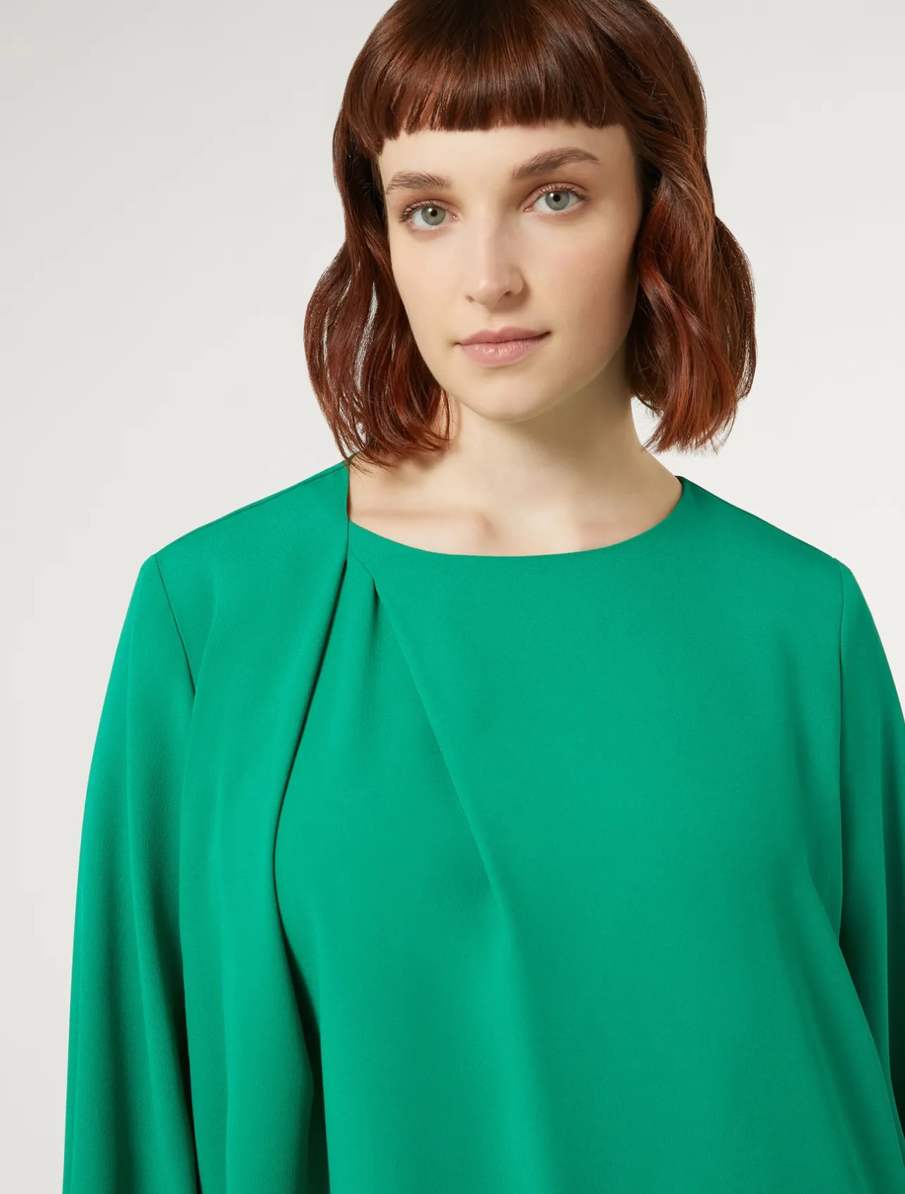 Hot Marina Rinaldi Crepe envers satin tunic GREEN