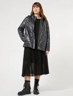 New Marina Rinaldi Crepe knit skirt BLACK