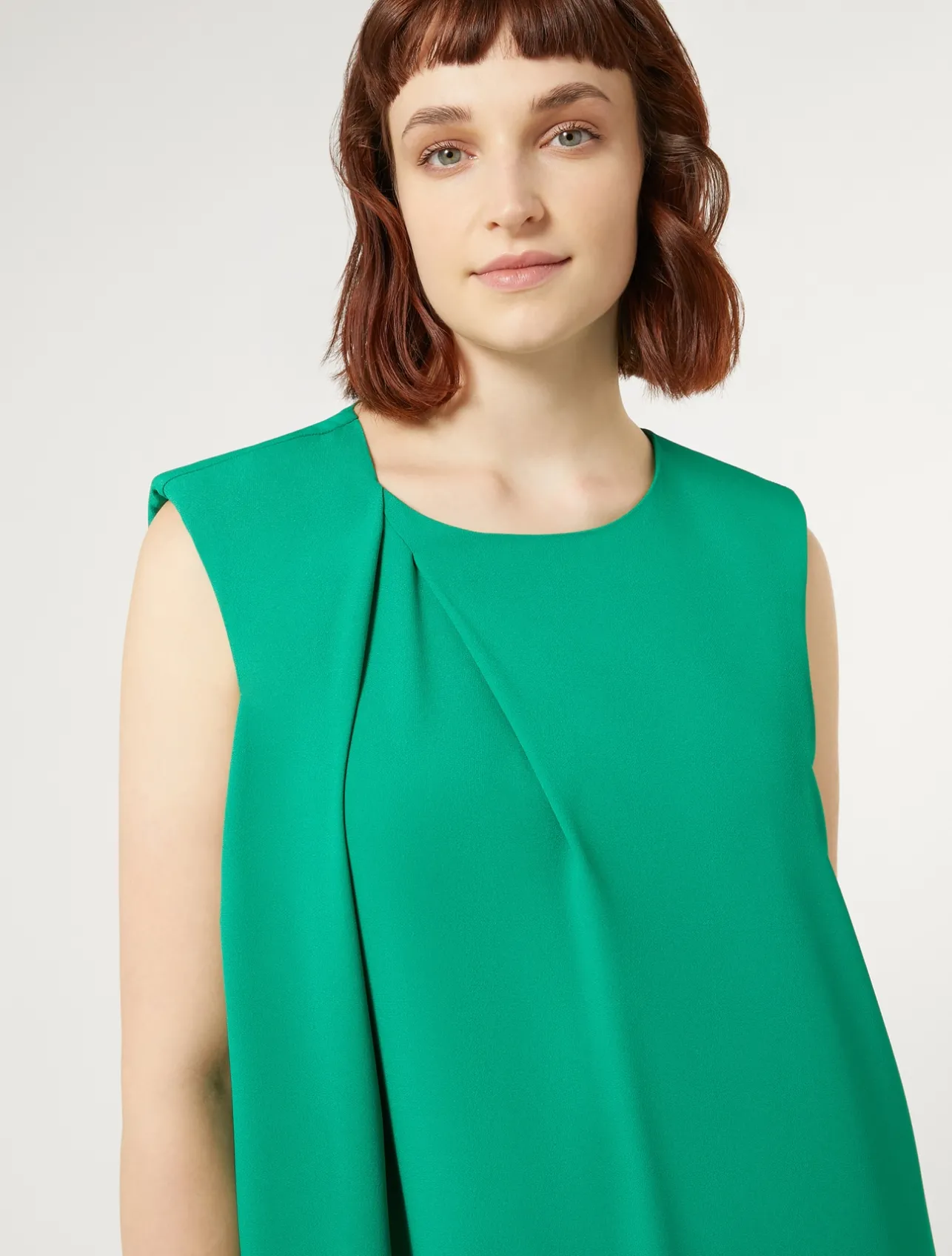 Fashion Marina Rinaldi Crêpe envers satin dress GREEN