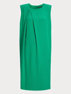 Fashion Marina Rinaldi Crêpe envers satin dress GREEN