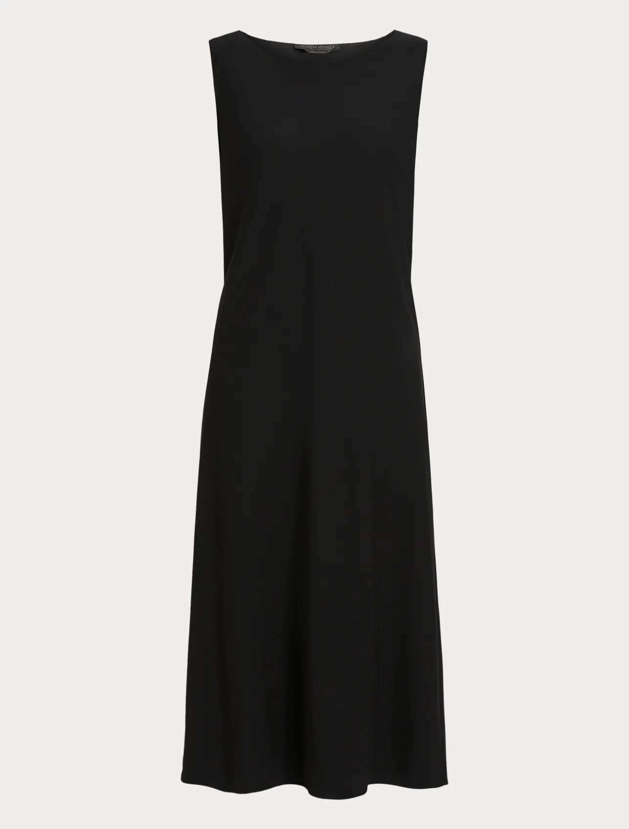 Discount Marina Rinaldi Crêpe satin dress BLACK