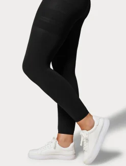 Outlet Marina Rinaldi 100 denier microfibre leggings BLACK