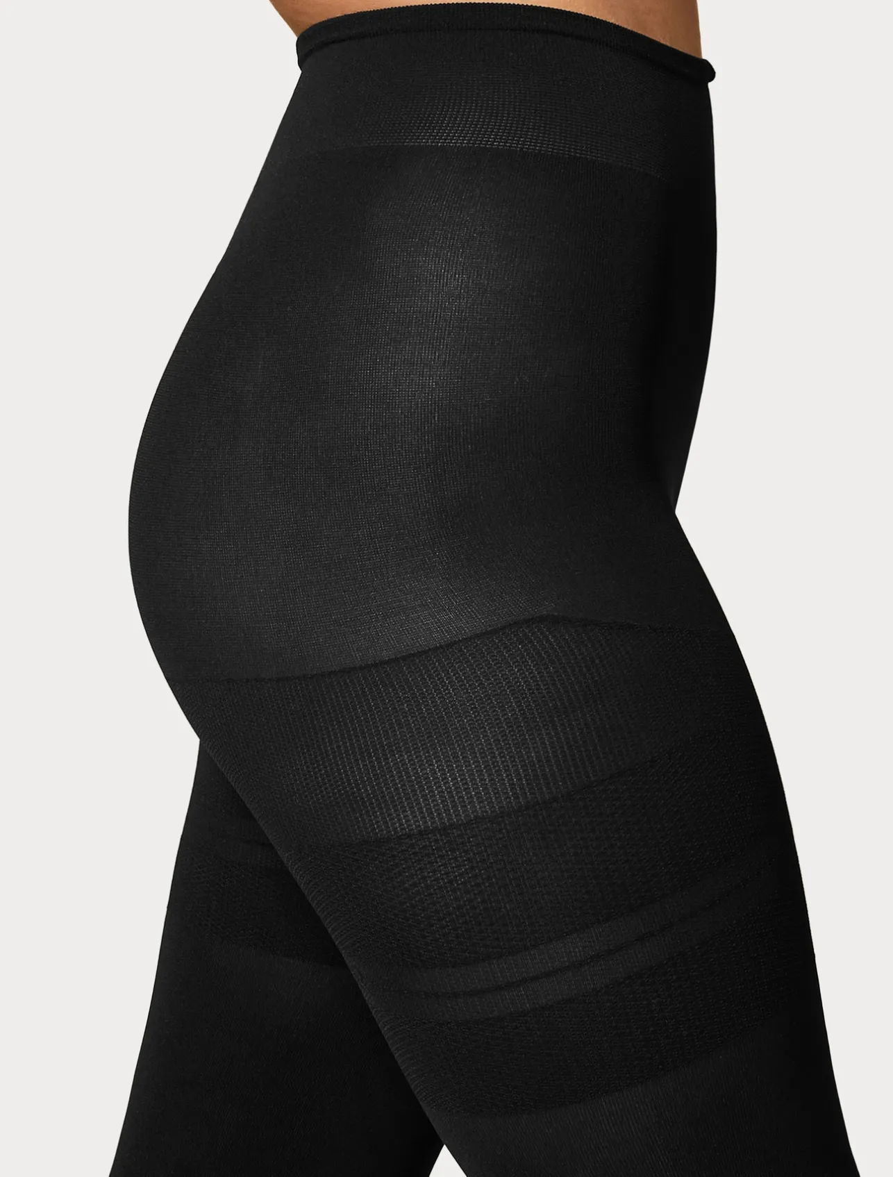 Outlet Marina Rinaldi 100 denier microfibre leggings BLACK