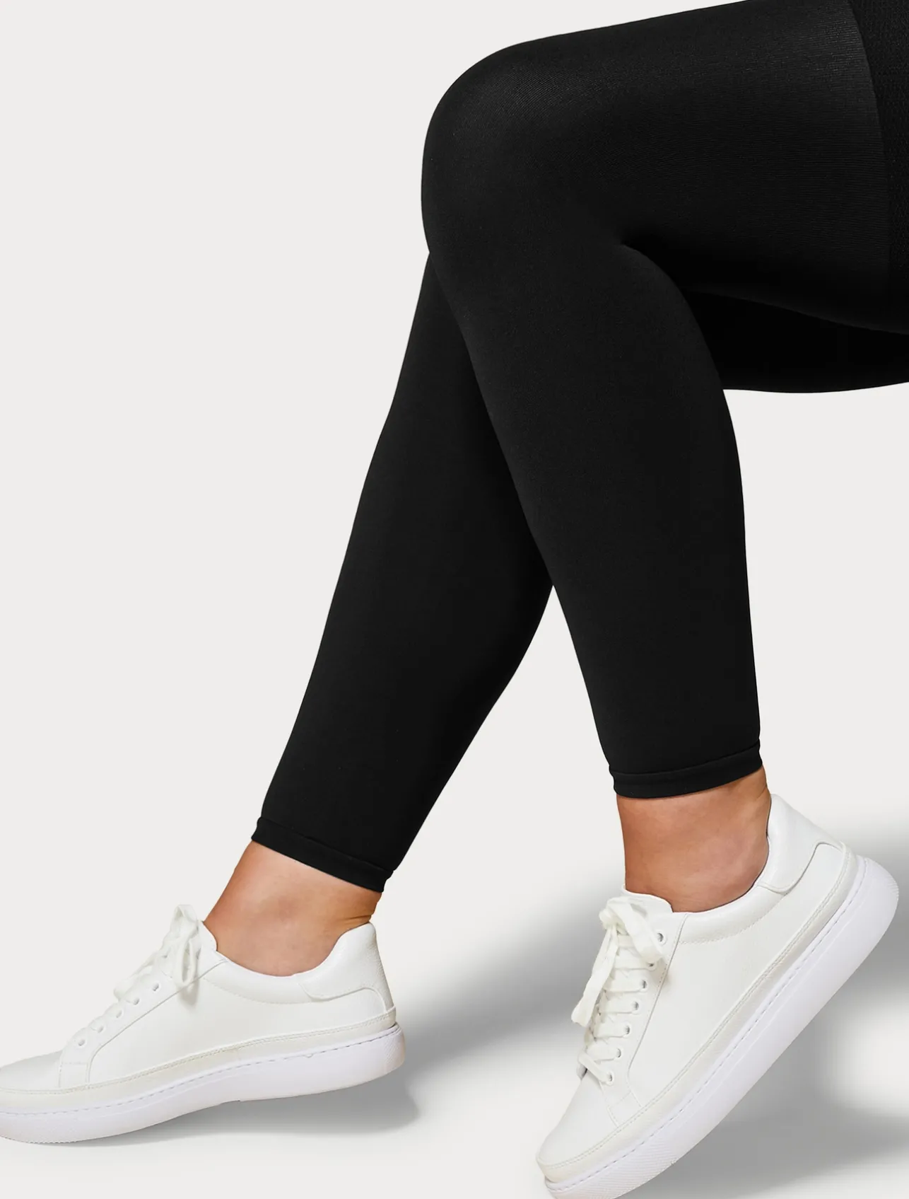 Outlet Marina Rinaldi 100 denier microfibre leggings BLACK