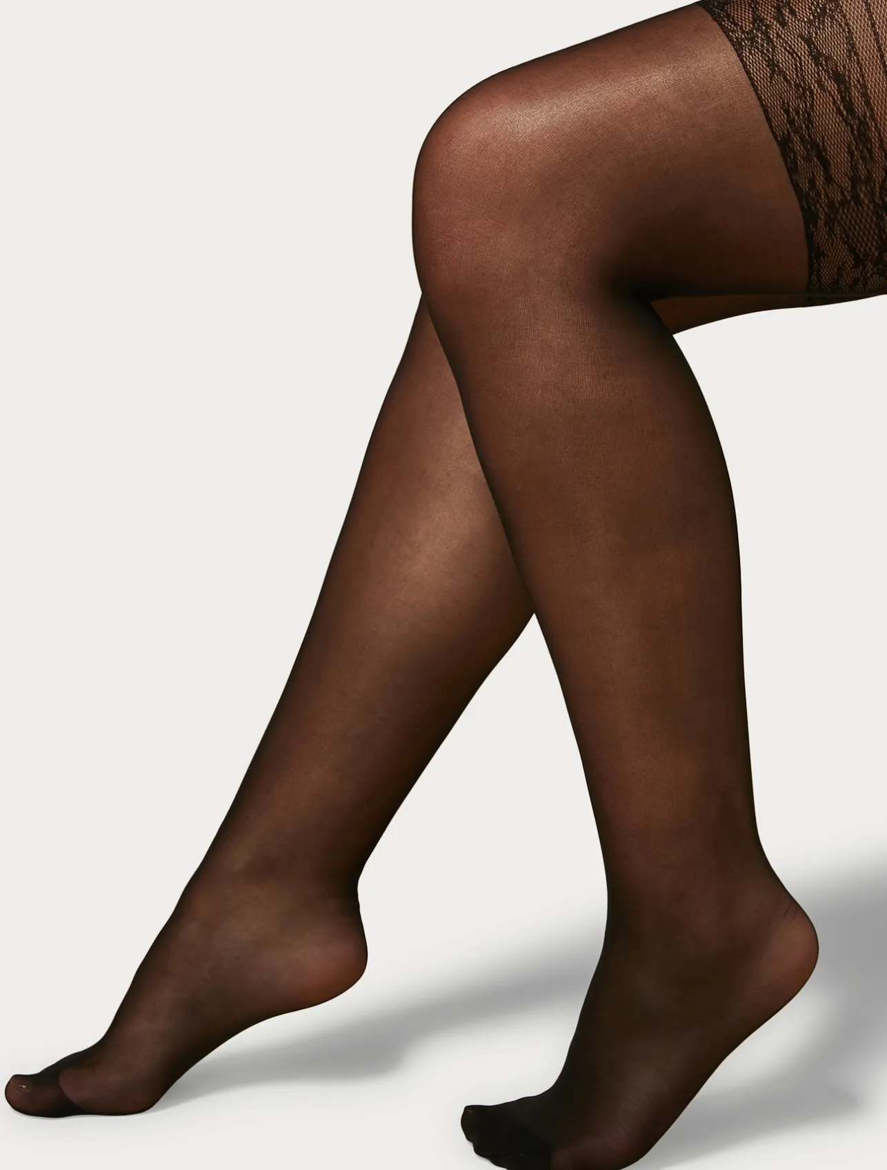 Fashion Marina Rinaldi 15 denier microfibre tights BLACK