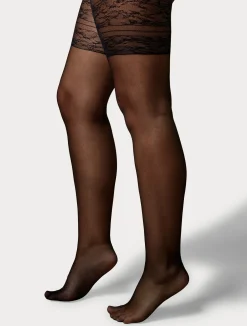 Online Marina Rinaldi 20 denier sheer tights BLACK