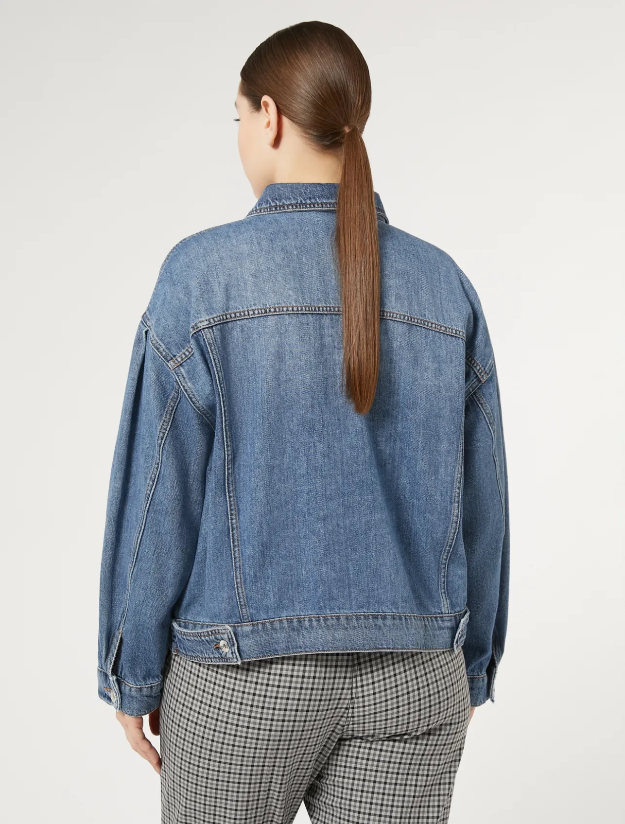 Best Marina Rinaldi Denim cropped jacket NAVY
