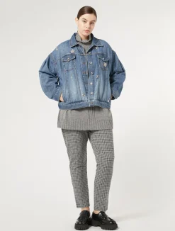 Best Marina Rinaldi Denim cropped jacket NAVY