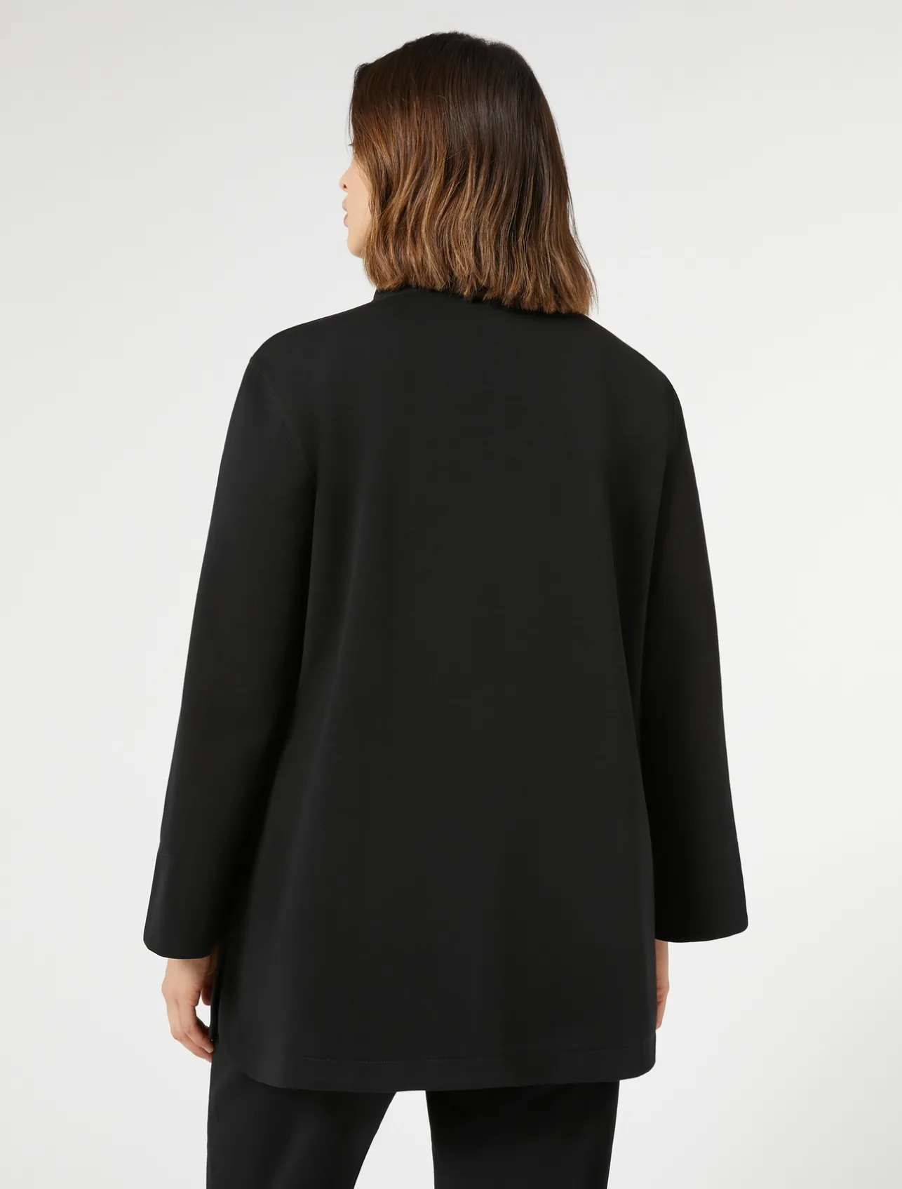 Hot Marina Rinaldi Double-faced jersey jacket BLACK