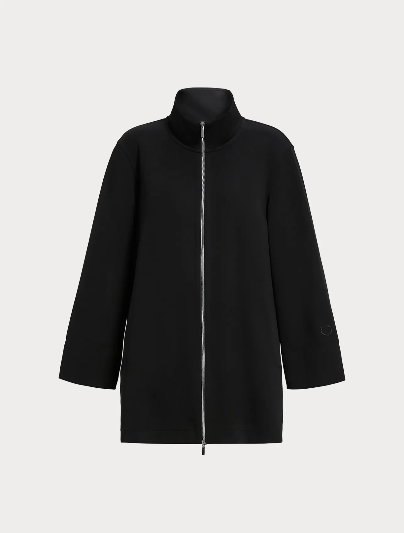 Hot Marina Rinaldi Double-faced jersey jacket BLACK