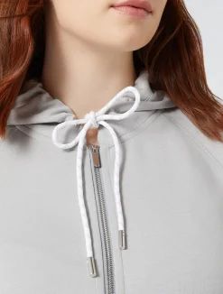 Sale Marina Rinaldi Double-faced jersey sweatshirt LIGHTGREY