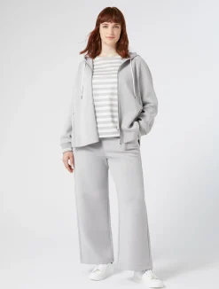 Sale Marina Rinaldi Double-faced jersey sweatshirt LIGHTGREY