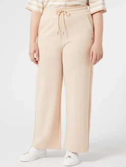 Fashion Marina Rinaldi Double-faced jersey trousers PINK