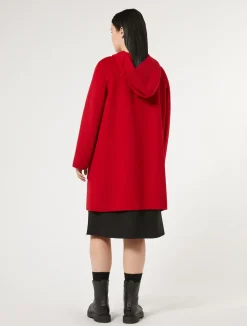 Online Marina Rinaldi Double-faced wool heavy jacket RED