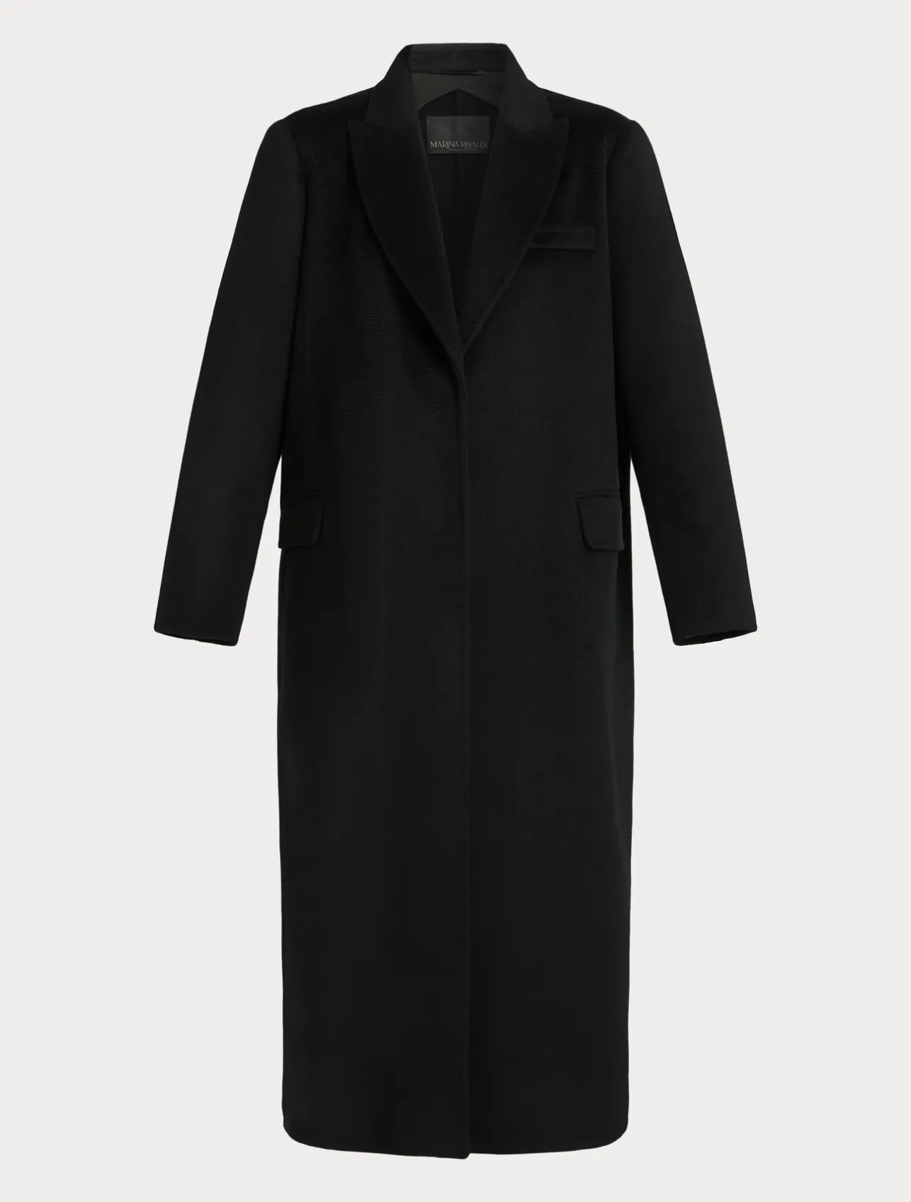 Clearance Marina Rinaldi Double-sided wool coat BLACK