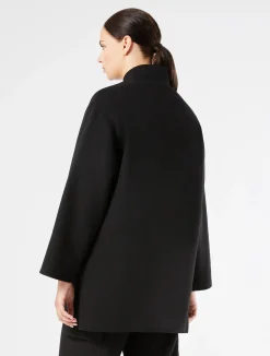 Hot Marina Rinaldi Double-sided wool jacket BLACK