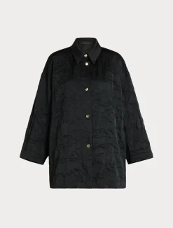 Hot Marina Rinaldi Duchess satin shirt BLACK