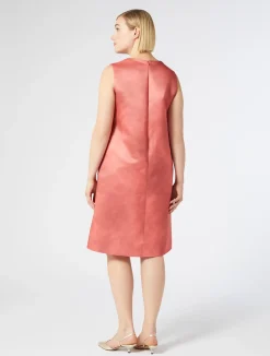 Hot Marina Rinaldi Duchesse print dress CORAL