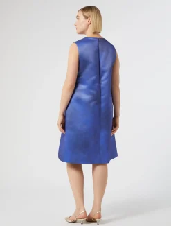 Discount Marina Rinaldi Duchesse print dress AVIO