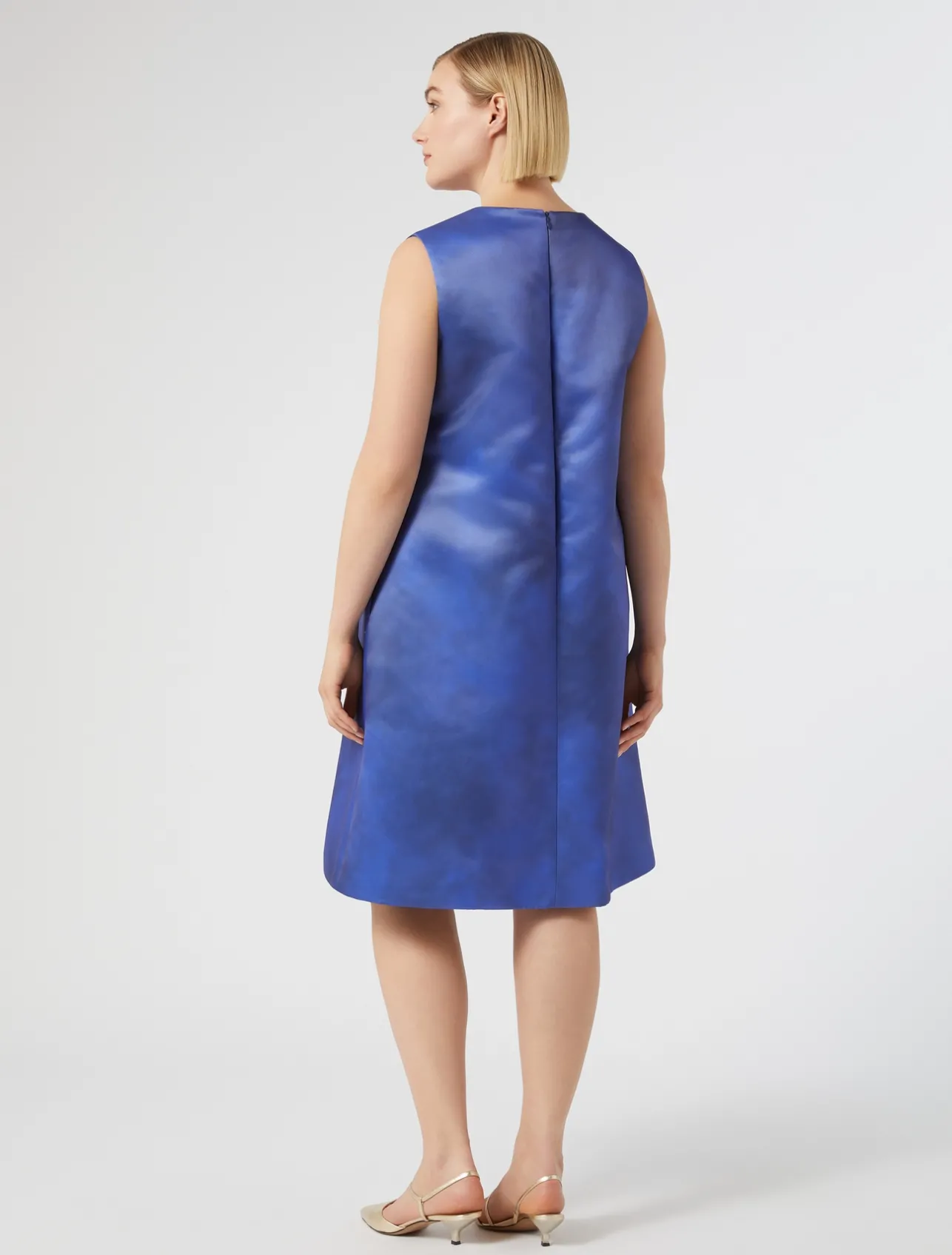 Discount Marina Rinaldi Duchesse print dress AVIO