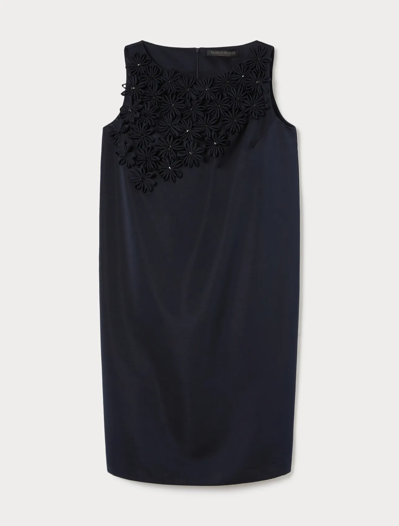 New Marina Rinaldi Embroidered duchesse dress MIDNIGHTBLUE