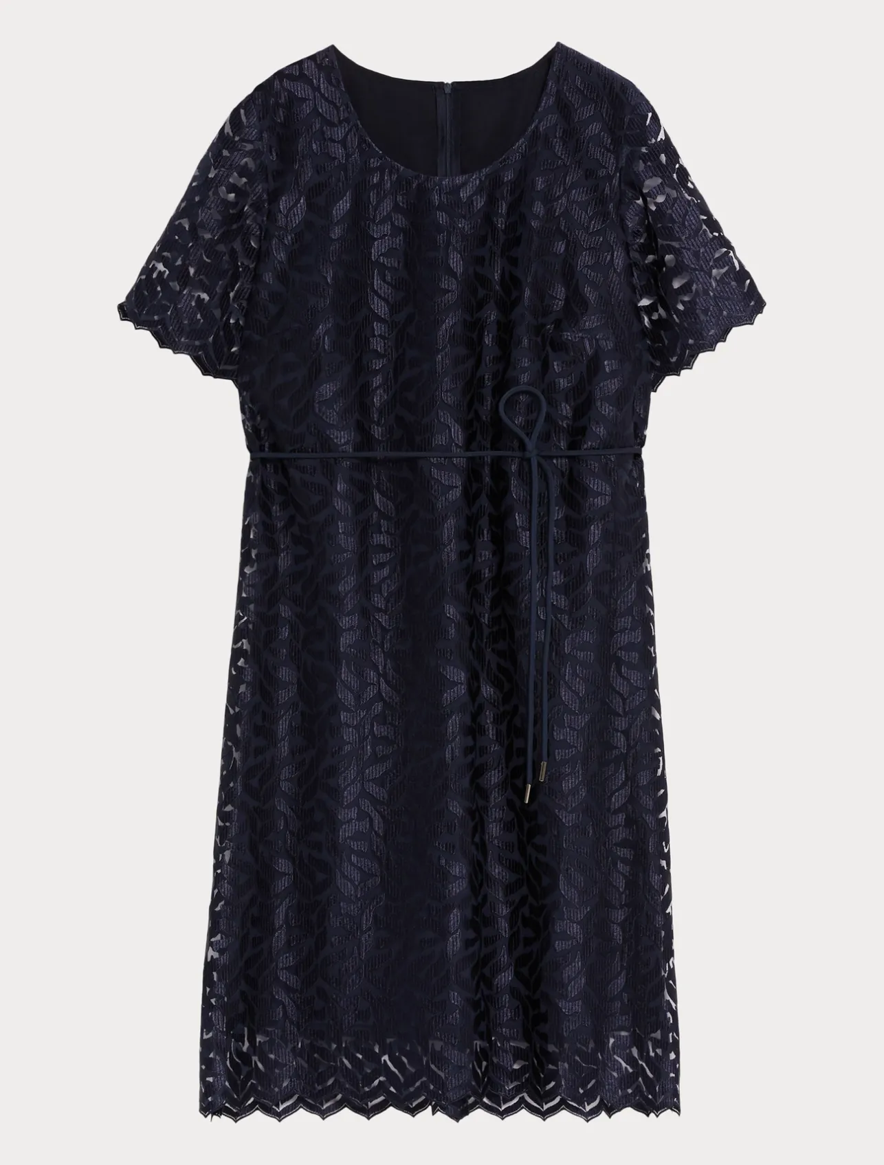 Discount Marina Rinaldi Embroidered tulle dress ULTRAMARINE