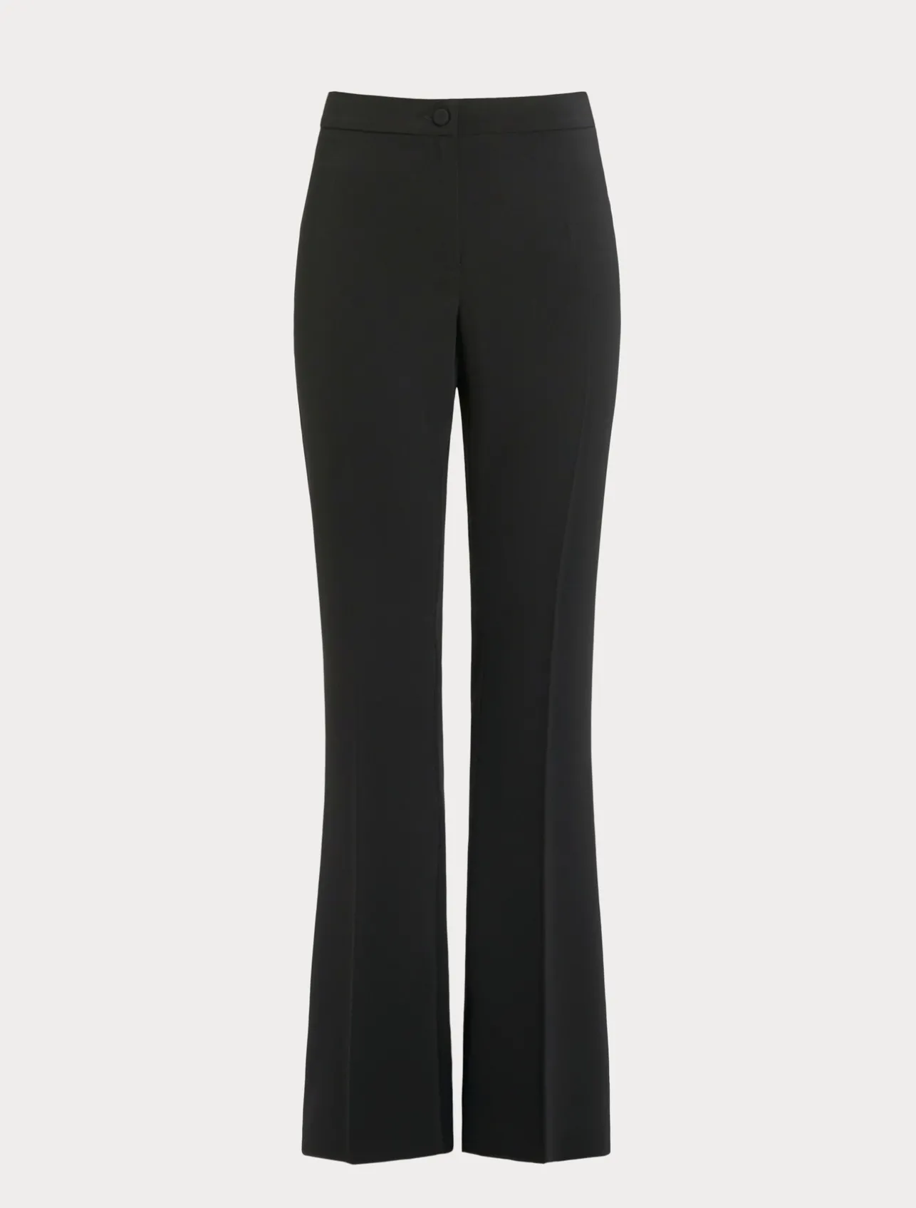 Online Marina Rinaldi Flared cady trousers BLACK