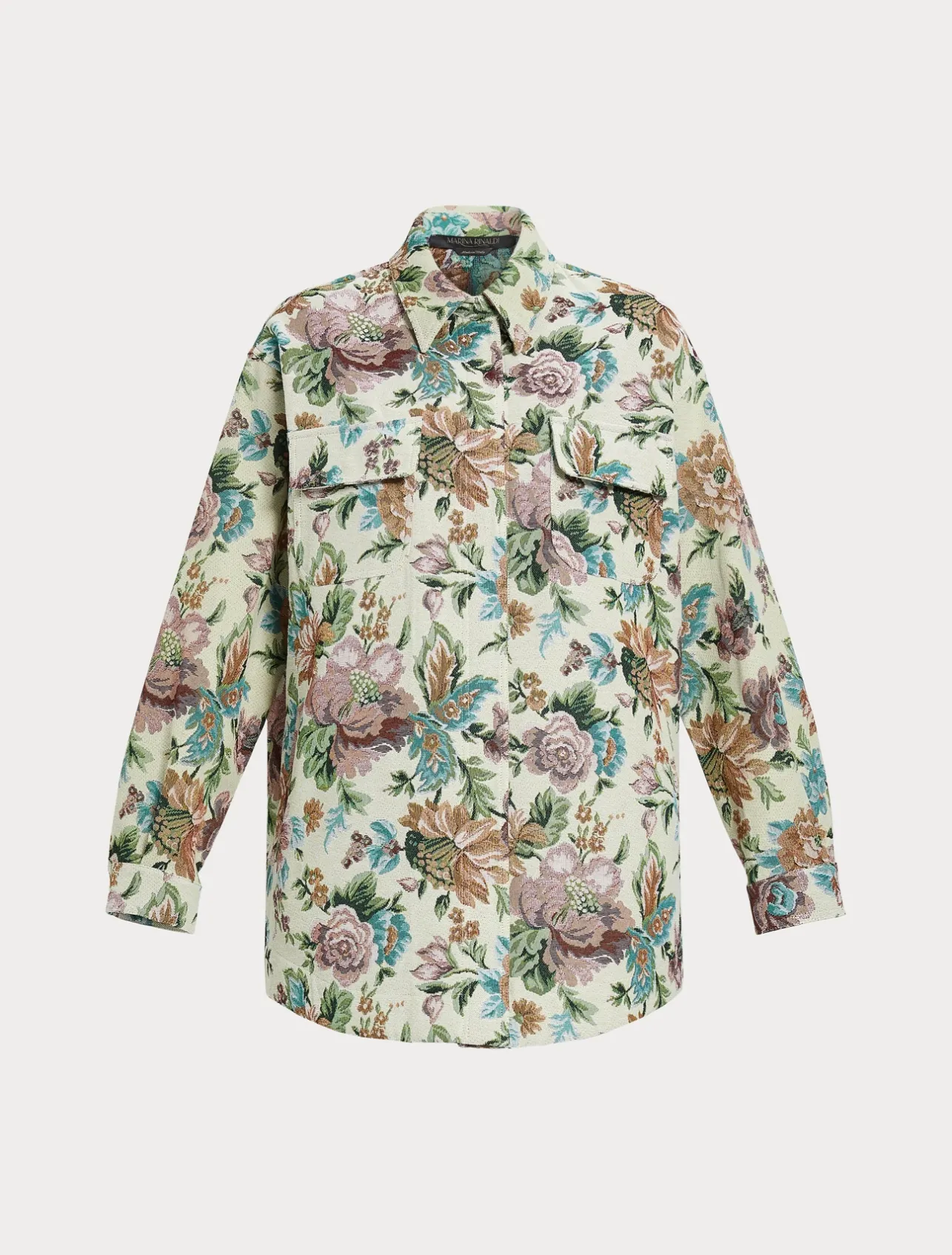 Clearance Marina Rinaldi Floral jacquard jacket PALEYELLOW